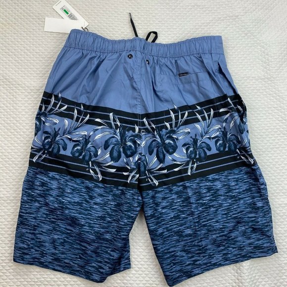 NWT Calvin Klein Floral-Print Board Shorts Swim L - Picture 6 of 11